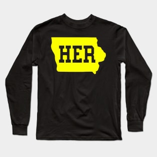 Caitlin Clark Iowa Her Long Sleeve T-Shirt